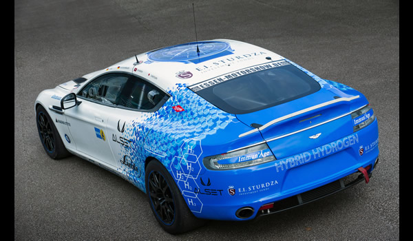 Aston Martin Rapide Hybrid Hydrogen Nurburgring Race Car 2013  rear